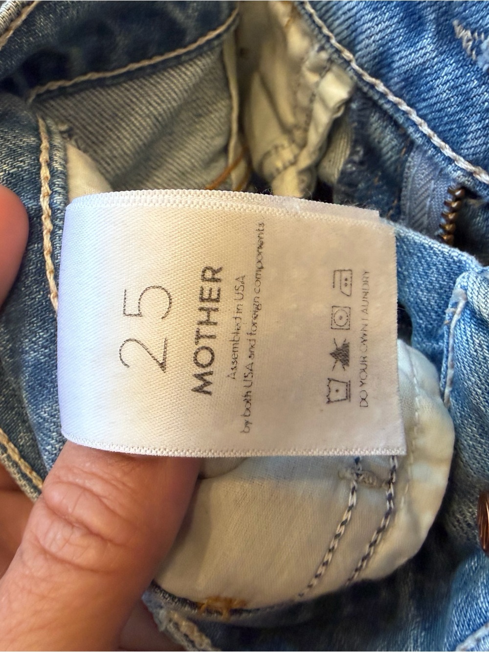 MOTHER Light Wash Straight-Leg Jeans - Picture 4 of 5